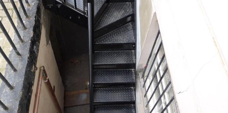 Chequer Plate Staircase